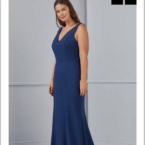Stunning Amsale Dress in French Blue Size 16